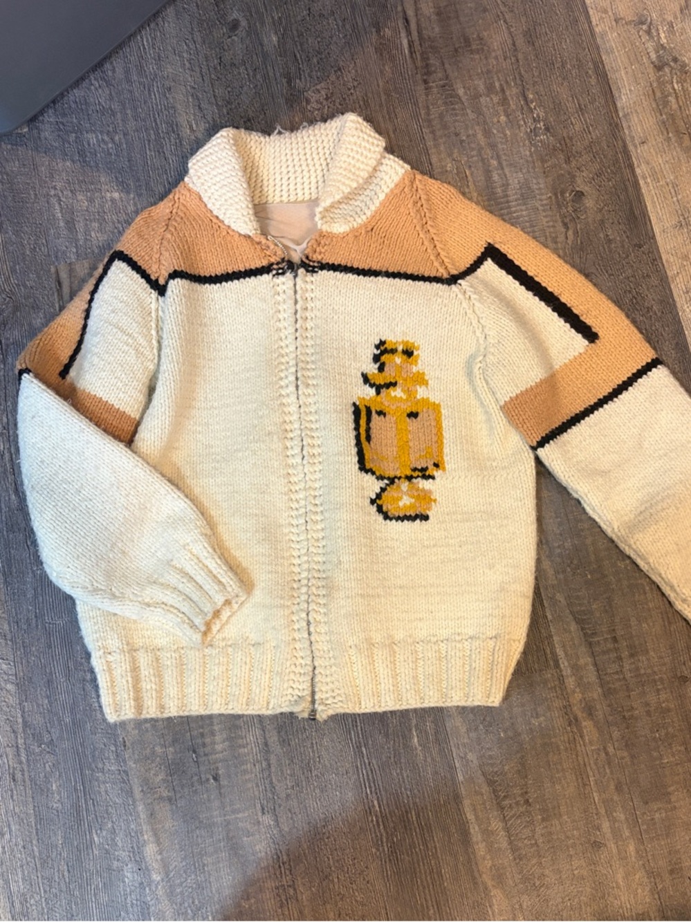 Vintage Cowichan Model T sweater
